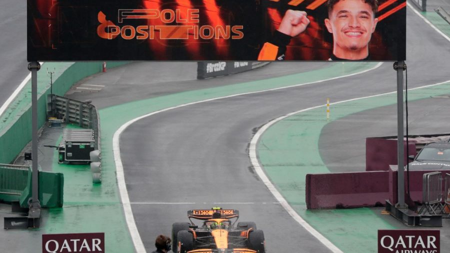 F1: Lando Norris partira en pole position du GP du Brésil, Max Verstappen 17e