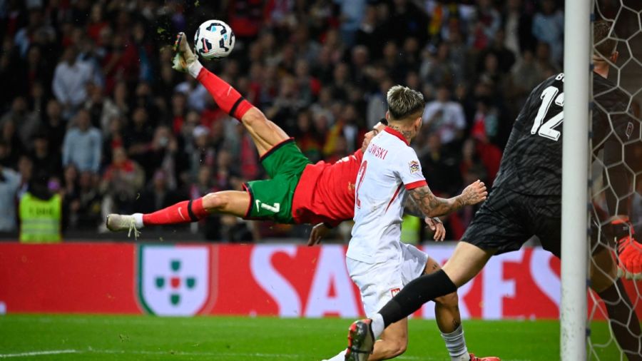 Ligue des nations: le Portugal en quarts avec un doublé de Ronaldo
