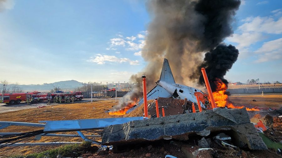179 morts et deux survivants dans un accident d'avion en Corée du Sud