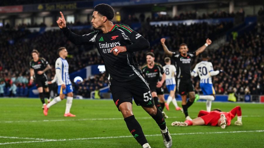 Arsenal, dauphin de Liverpool, accroché à Brighton (1-1)