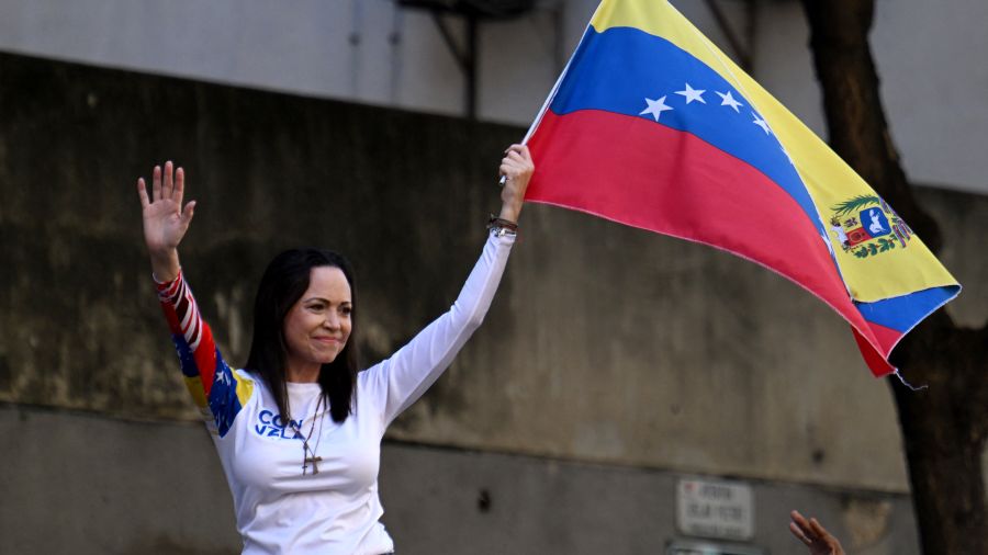 Machado dit qu’elle sera élue présidente du Venezuela “le moment venu