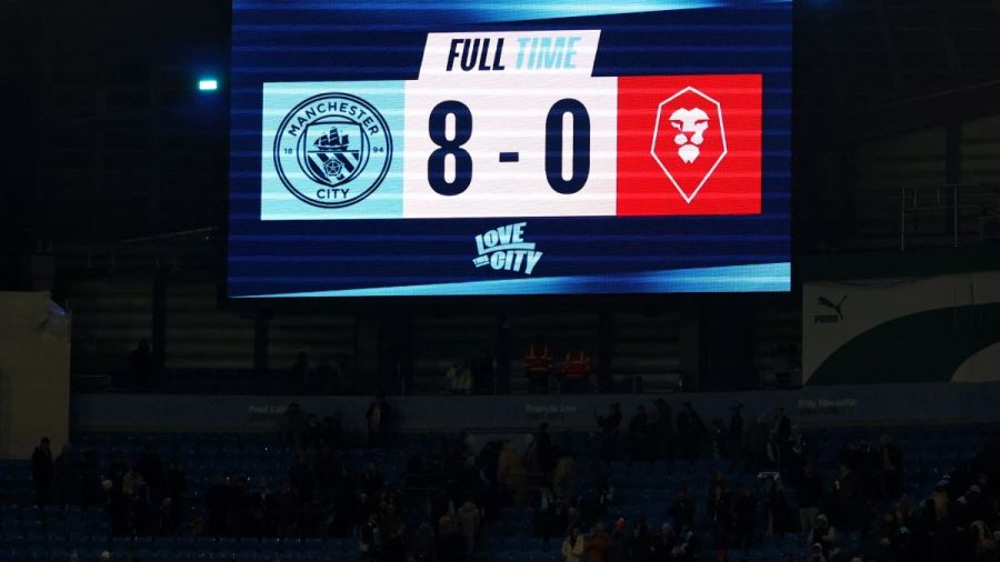 Coupe d'Angleterre: Manchester City puissance huit, Liverpool sans accrocs