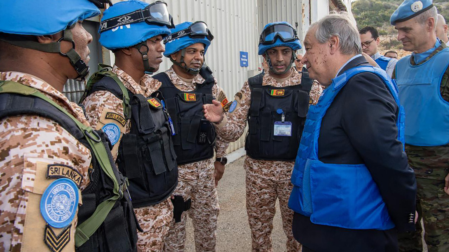 Casques bleus, ligne bleue et défis sécuritaires: ce qu’il faut retenir de la visite de Guterres