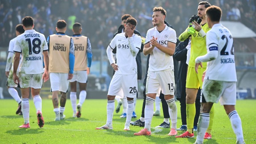 Italie: Naples sombre à Côme et abandonne la première place à l'Inter