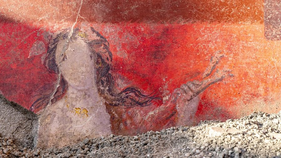 Des fresques monumentales exceptionnelles découvertes à Pompéi