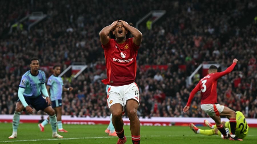 Angleterre: Arsenal freiné à Old Trafford par Manchester United (1-1)