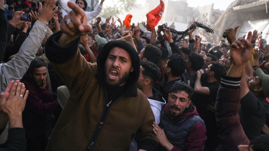 Slogans anti-Hamas lors d'une nouvelle manifestation, à Gaza-ville 