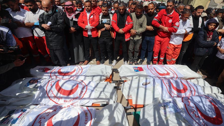 Gaza: la Défense civile annonce 19 morts dans des frappes israéliennes depuis lundi soir