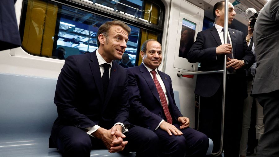 Au Caire, Macron a organisé un appel avec Trump, Sissi et Abdallah II de Jordanie sur Gaza 