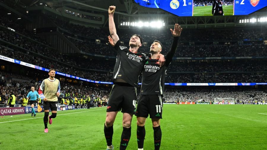 C1: pas de miracle pour le Real Madrid, puni et éliminé par Arsenal