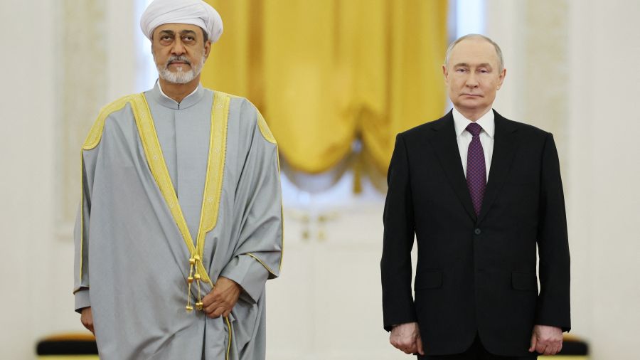 Vladimir Poutine et le sultan d'Oman évoquent les pourparlers nucléaires iraniens