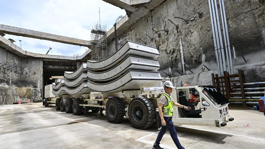 Panama: une ligne de métro en construction sous le canal