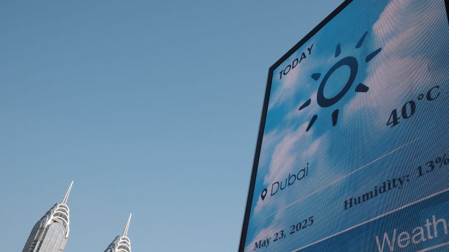 Les Émirats enregistrent un record de température en mai, avec 51,6 degrés Celsius