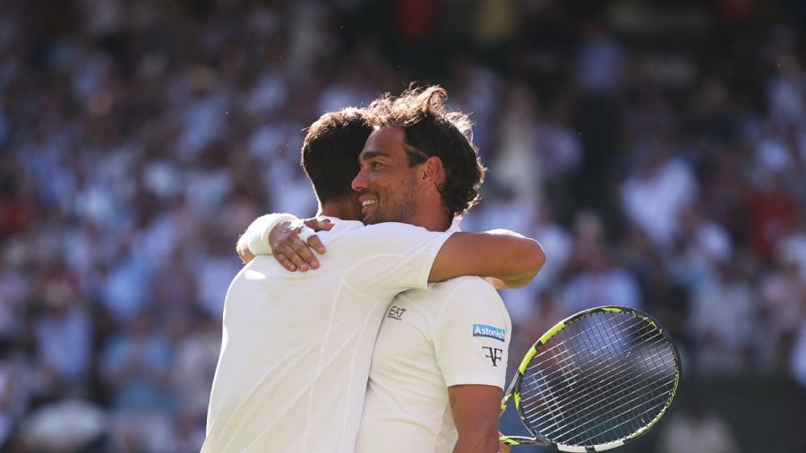 Wimbledon: Alcaraz passe en 5 sets contre le vétéran Fognini