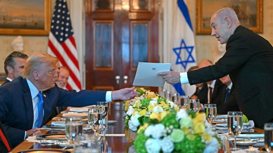 Donald Trump reçoit Benjamin Netanyahou pour la troisième fois à la Maison-Blanche