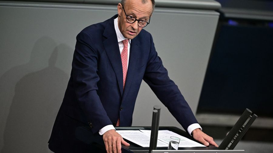 Merz «prudemment optimiste» sur la possibilité d'un accord commercial UE-USA