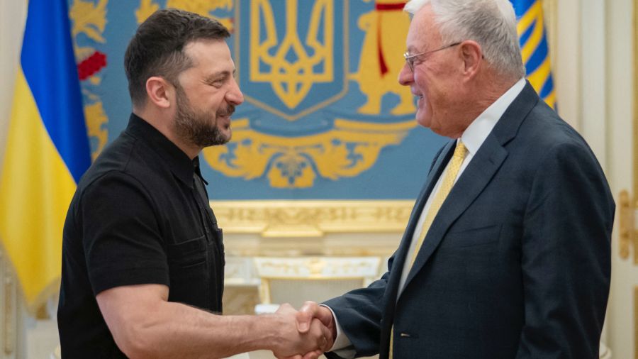 Zelensky salue une rencontre «productive» avec l'envoyé américain Kellogg à Kiev