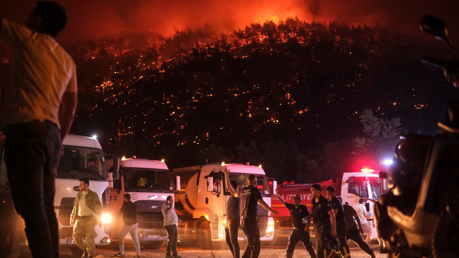 La Turquie suffoque, ses forêts brûlent