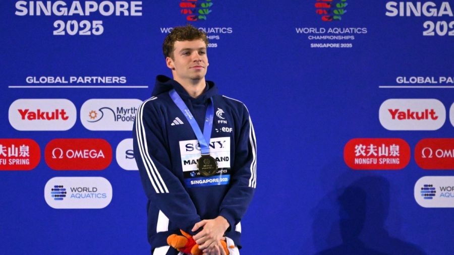 Natation: Léon Marchand champion du monde du 200 m quatre nages pour la troisième fois