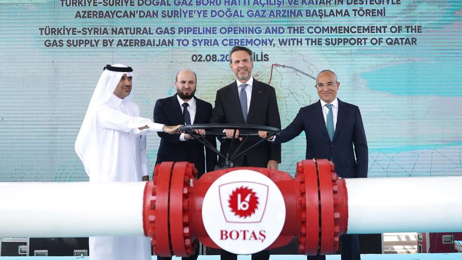 La Turquie commence à fournir du gaz azéri pour relancer la production d’électricité en Syrie