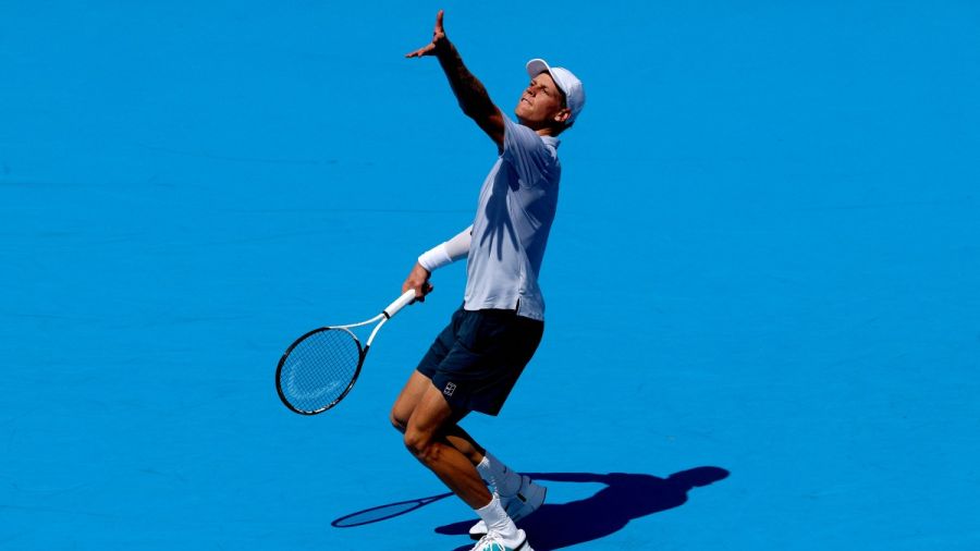 Tennis: Victoire facile de Sinner à Cincinnati dans son premier match depuis Wimbledon