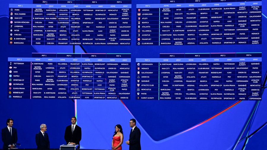 Ligue des champions: le PSG tenant du titre devra batailler, retrouvailles avec le Bayern et le Barça