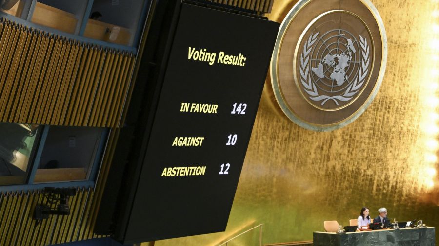 L’ONU relance la solution à deux États en excluant le Hamas \