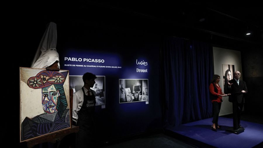 Un tableau de guerre, une muse, un secret: Picasso à Drouot