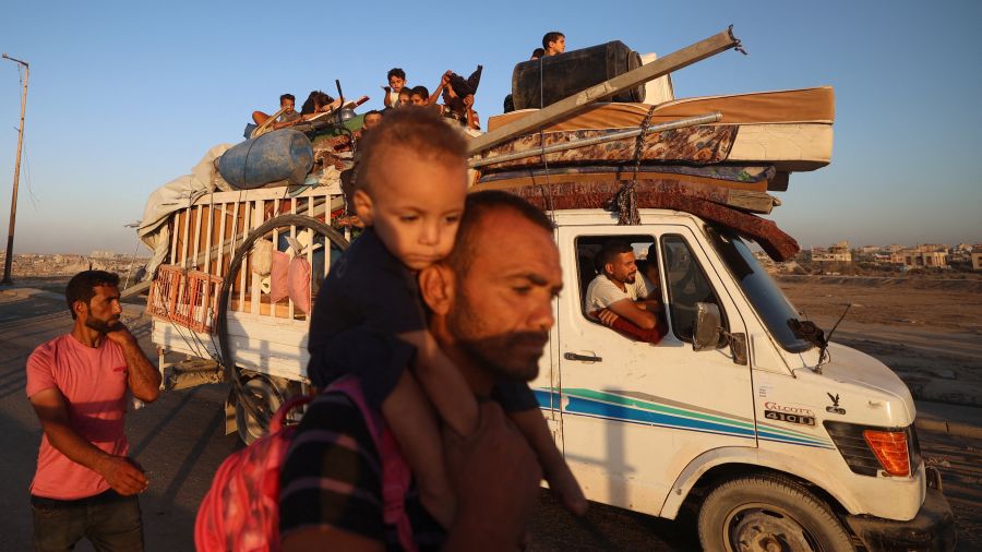L'armée israélienne dit que 700.000 Palestiniens ont fui Gaza-ville vers le sud