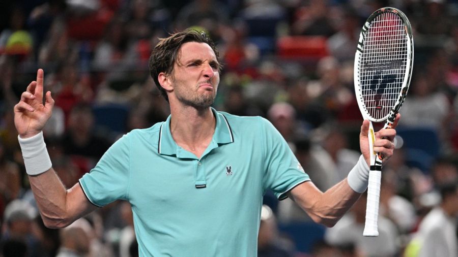 Tennis: Rinderknech réédite à Shanghai son exploit de Wimbledon contre Zverev