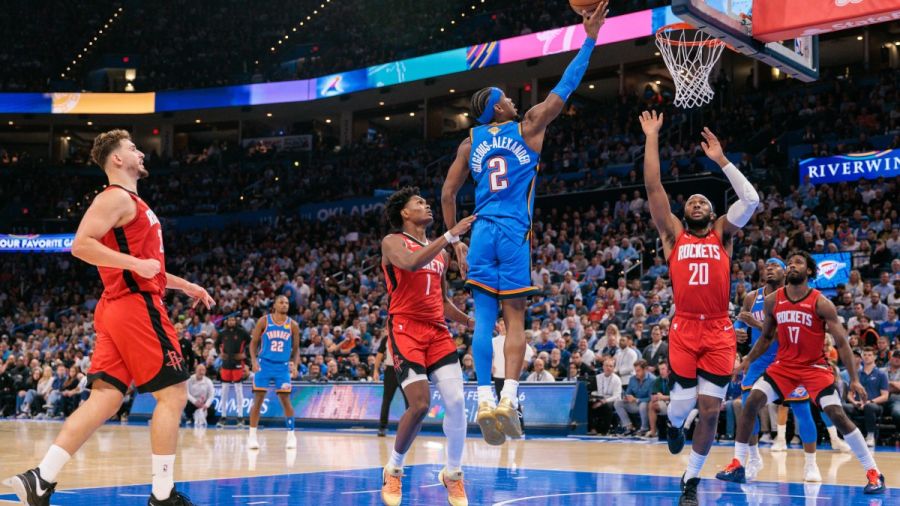 Reprise de la NBA: le Thunder bat les Rockets en champion, avec une pointe de nostalgie
