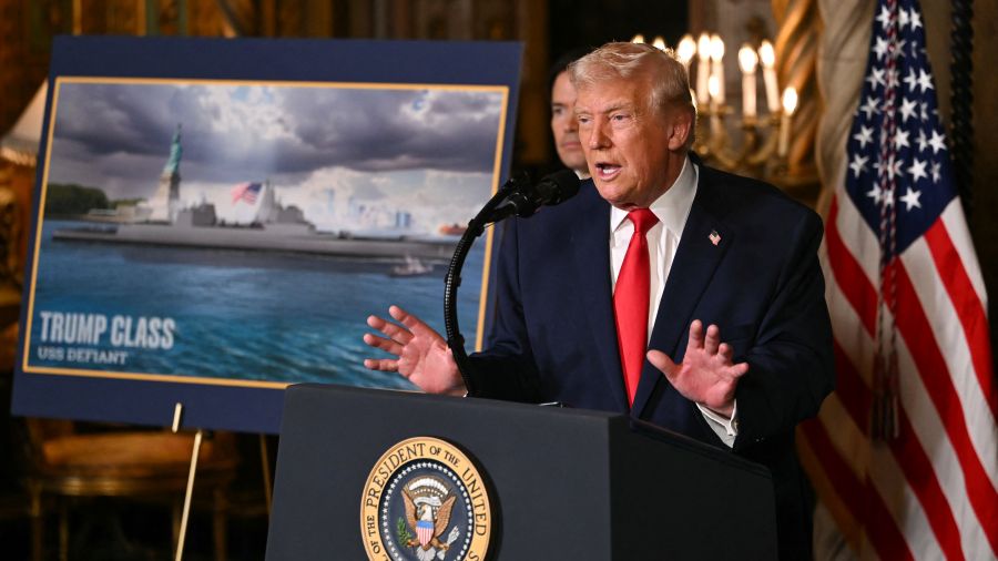 Trump annonce une nouvelle classe de navires de guerre portant son nom