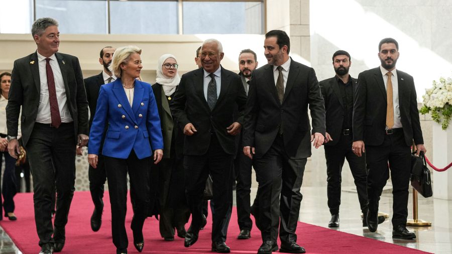 L'Europe fera «tout son possible» pour aider la Syrie, dit von der Leyen