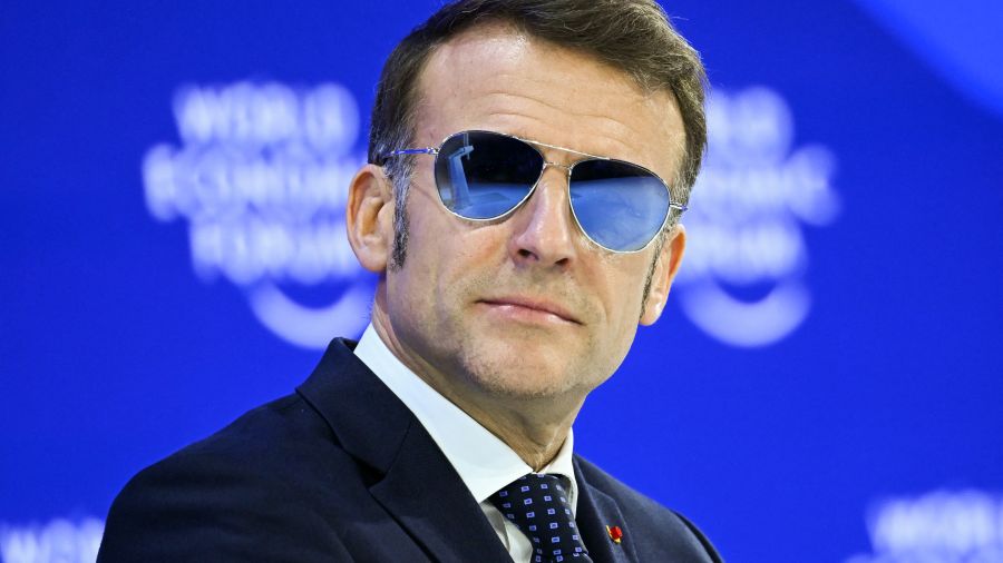 Macron à Davos : pas de réunion du G7 prévue, Europe prête à se défendre