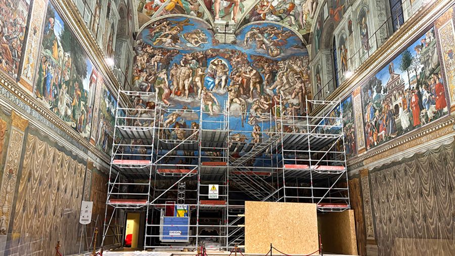 Vatican: le «Jugement dernier» de Michel-Ange restauré dans la chapelle Sixtine