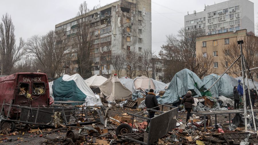 La reconstruction de l'Ukraine estimée à près de 600 milliards de dollars