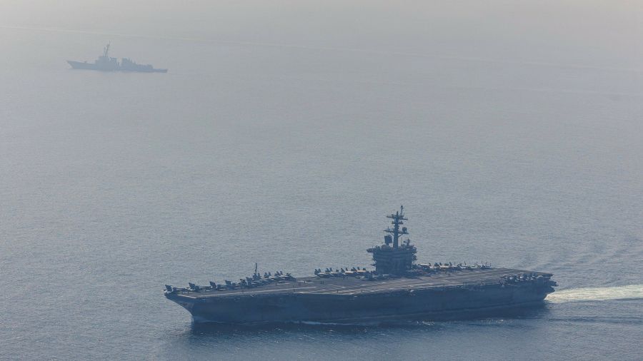 Le porte-avions américain Abraham Lincoln n'a pas été touché par des missiles iraniens