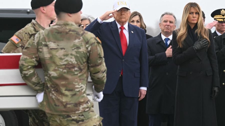 Trump a accueilli les dépouilles de soldats tués au Moyen-Orient