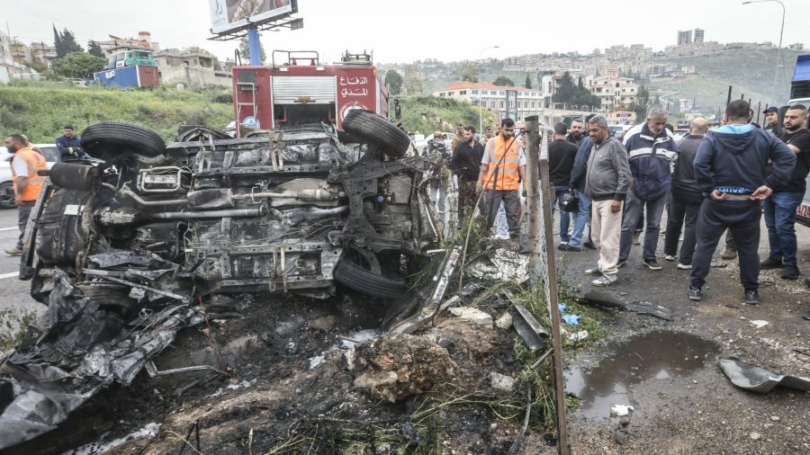 Frappes israéliennes sur l'autoroute reliant Beyrouth au Sud