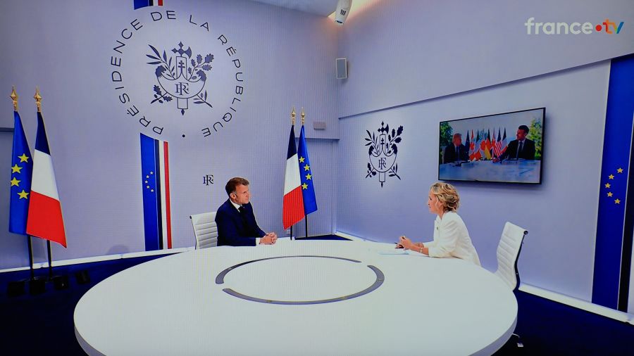 Macron prudent sur l’accord Iran-USA, ne croit pas que la guerre «soit totalement terminée»