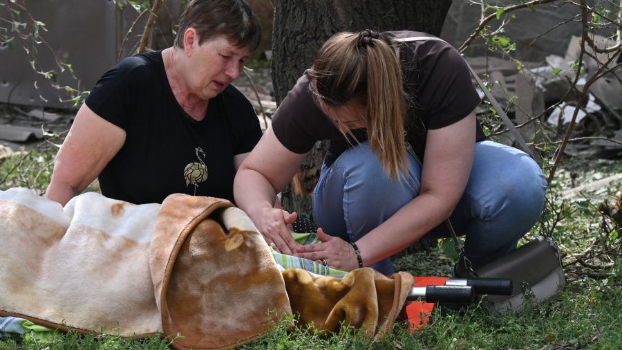 Six morts dans des zones occupées de l'Ukraine et un village russe frontalier
