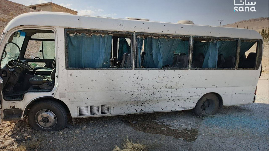 Syrie: des blessés dans un attentat à l’explosif contre un bus des forces de sécurité près de Damas