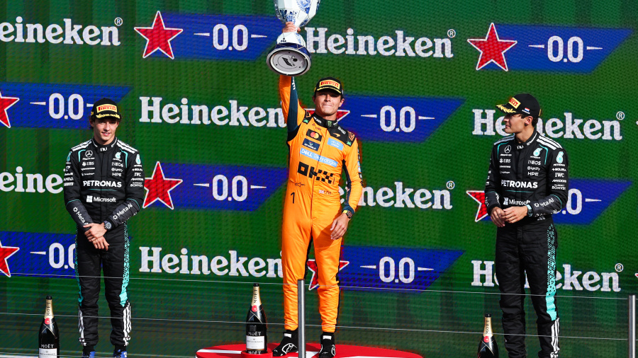 F1: le Britannique Lando Norris (McLaren) remporte l'ultime GP des Pays-Bas