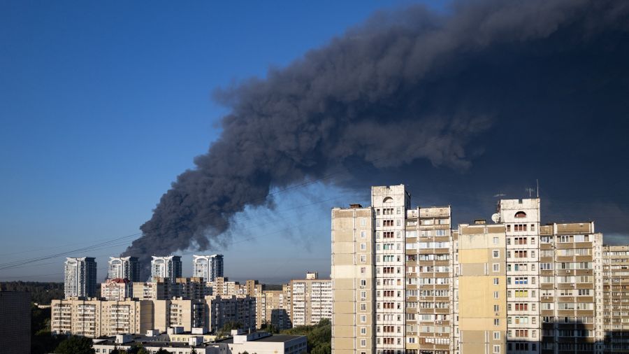 Au moins 37 morts après une frappe russe sur un dépôt de munitions près de Kiev