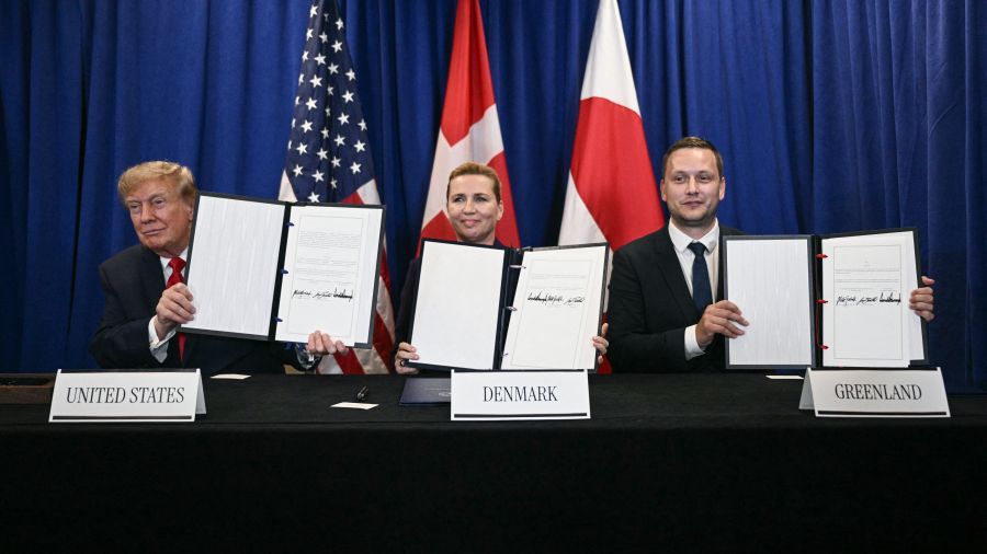 Trump signe à l'ONU un accord de sécurité avec le Groenland et le Danemark