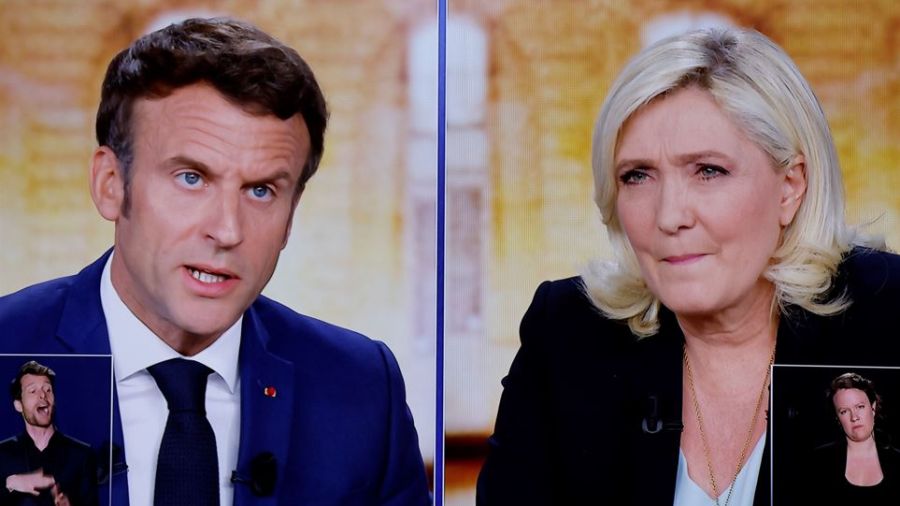 Présidentielle: cartes sur tables lors du débat Macon-Le Pen