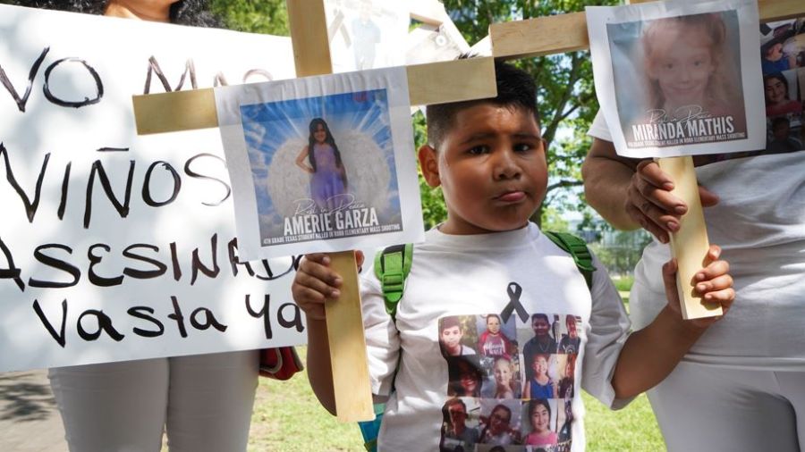 Dans l'Amérique des armes, les enfants \