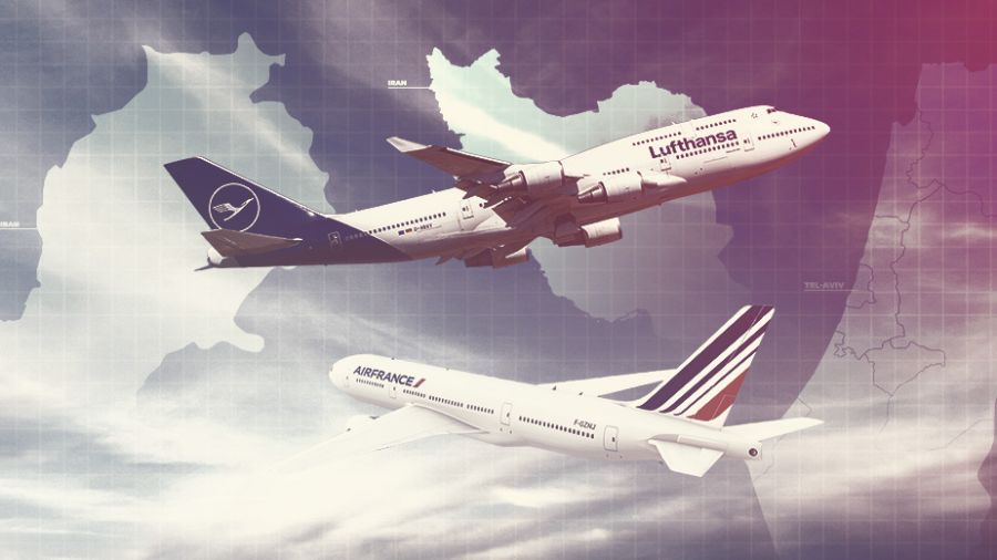 Air France et Lufthansa suspendent leurs vols vers Beyrouth, Tel-Aviv et Téhéran