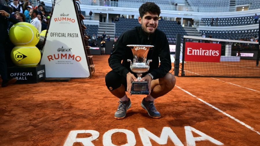 Tennis: Alcaraz écoeure Sinner à Rome sur la route de Roland-Garros