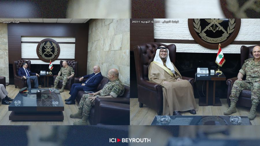 Joseph Aoun reçoit les ambassadeurs saoudien et égyptien